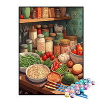 Kit de Pintura Numerada - Receita Culinária