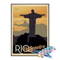 Kit de Pintura Numerada - Rio de Janeiro, Brasil