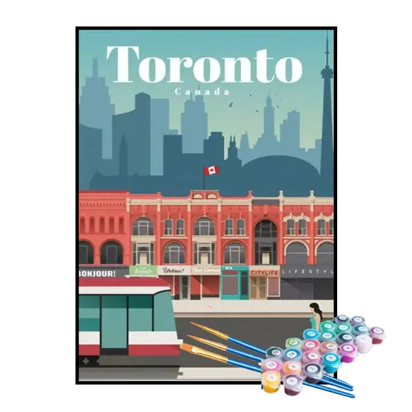 Kit de Pintura Numerada - Toronto