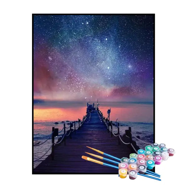 Kit de Pintura Numerada - Ponte para o Universo
