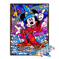 Kit de Pintura Numerada - Mickey em Mosaico