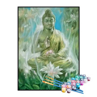 Kit de Pintura Numerada - A Meditação de Buda