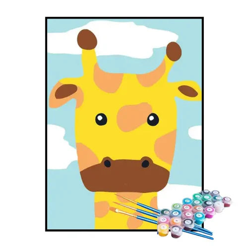 Kit de Pintura Numerada - Girafinha