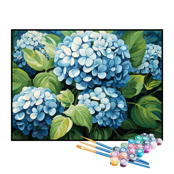 Kit de Pintura Numerada - Orquídeas Azuis