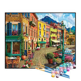 Kit de Pintura Numerada - Lojas na Orla da Praia