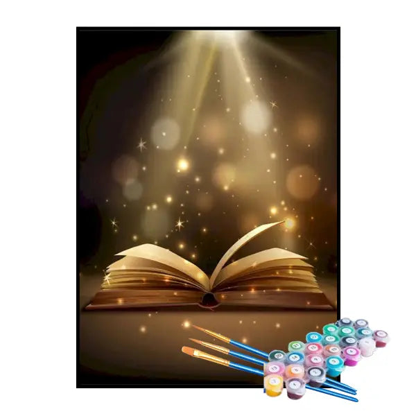 Kit de Pintura Numerada - Leitura Iluminada