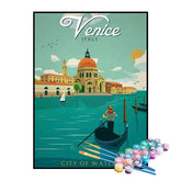 Kit de Pintura Numerada - Veneza