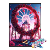 Kit de Pintura Numerada - Roda-Gigante das Rosas