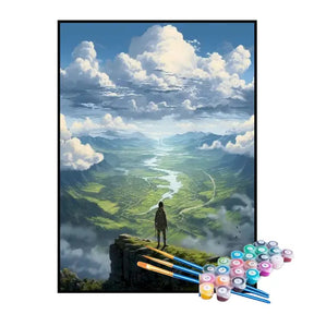 Kit de Pintura Numerada - O Caminho para o Futuro