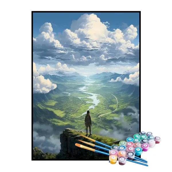 Kit de Pintura Numerada - O Caminho para o Futuro