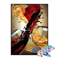 Kit de Pintura Numerada - A Dança dos Vinhos