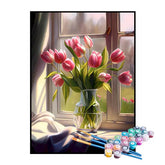 Kit de Pintura Numerada - Tulipas