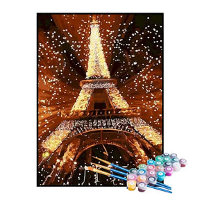 Kit de Pintura Numerada - As Luzes da Torre Eiffel