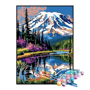 Kit de Pintura Numerada - Floresta Colorida