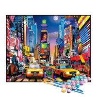 Kit de Pintura Numerada - Times Square Agitada