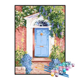 Kit de Pintura Numerada - A Porta Azul das Flores