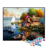 Kit de Pintura Numerada - Casa dos Pescadores