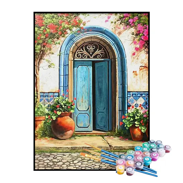 Kit de Pintura Numerada - A Porta Vintage