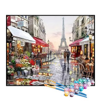 Kit de Pintura Numerada - Amor em Paris