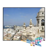Kit de Pintura Numerada - Catedral de Cádiz, Espanha