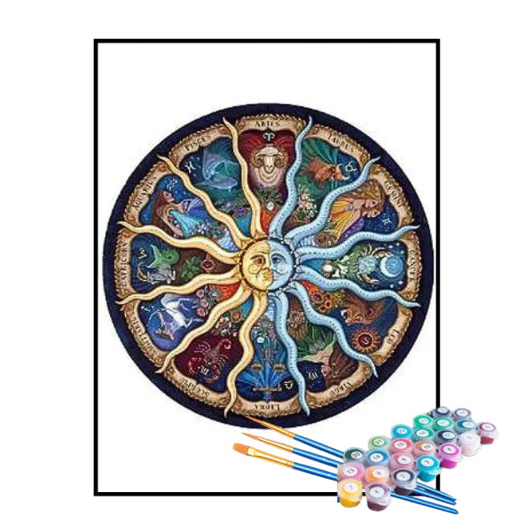 Kit de Pintura Numerada - Constelações