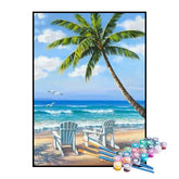 Kit de Pintura Numerada - Férias na Praia