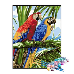 Kit de Pintura Numerada - Araras