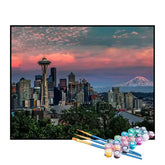 Kit de Pintura Numerada -  Space Needle em Seattle