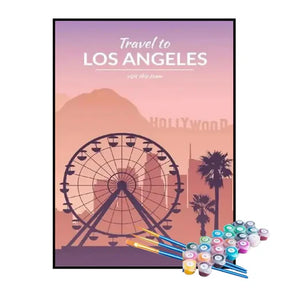 Kit de Pintura Numerada - Los Angeles