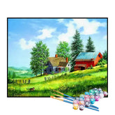 Kit de Pintura Numerada - Encanto da Fazenda no Verão