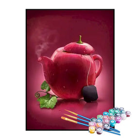 Kit de Pintura Numerada - Chá de Maçã