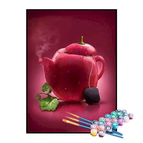Kit de Pintura Numerada - Chá de Maçã