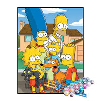 Kit de Pintura Numerada - Os Simpsons