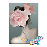 Kit de Pintura Numerada - Coque com Flores