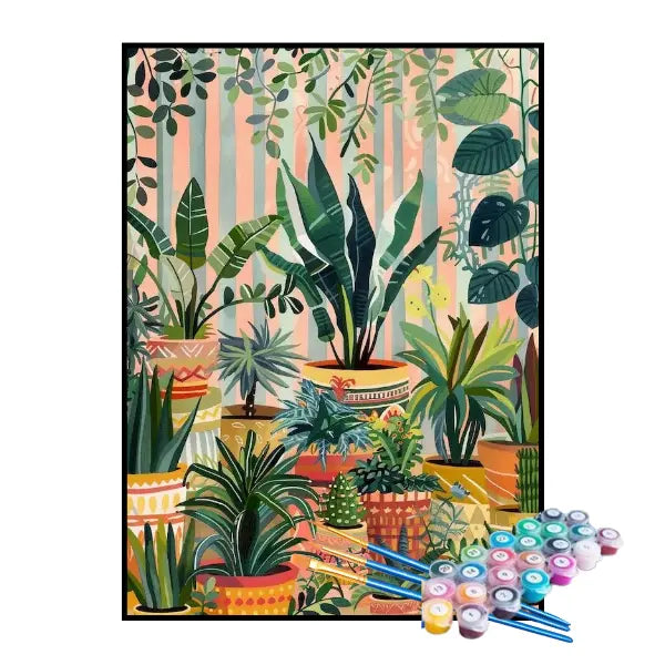 Kit de Pintura Numerada - Suculentas