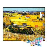 Kit de Pintura Numerada - A Colheita de Van Gogh