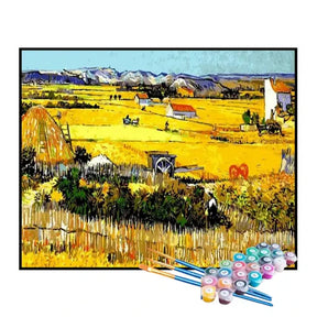 Kit de Pintura Numerada - A Colheita de Van Gogh