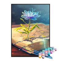 Kit de Pintura Numerada - A Flor Mágica do Livro