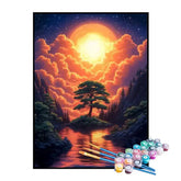 Kit de Pintura Numerada - Floresta Encantada