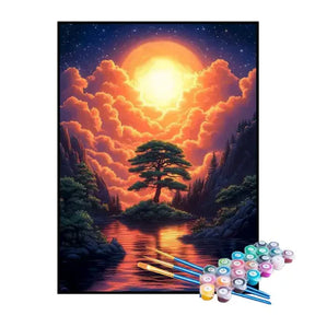 Kit de Pintura Numerada - Floresta Encantada