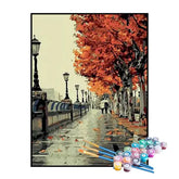 Kit de Pintura Numerada - Passeio no Outono