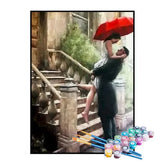 Kit de Pintura Numerada - Encontro Romântico