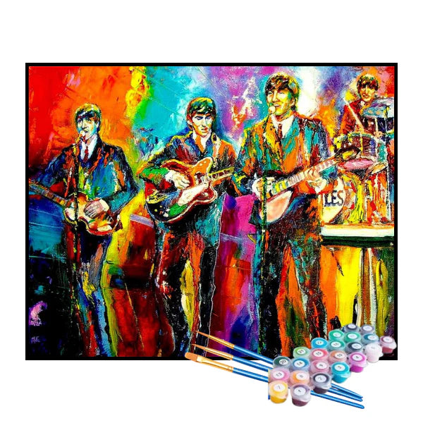 Kit de Pintura Numerada - Os Beatles