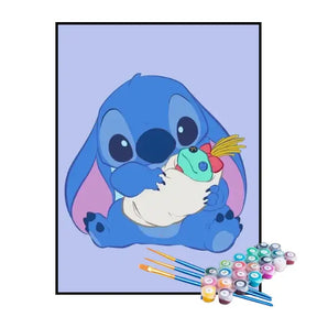 Kit de Pintura Numerada - Stitch