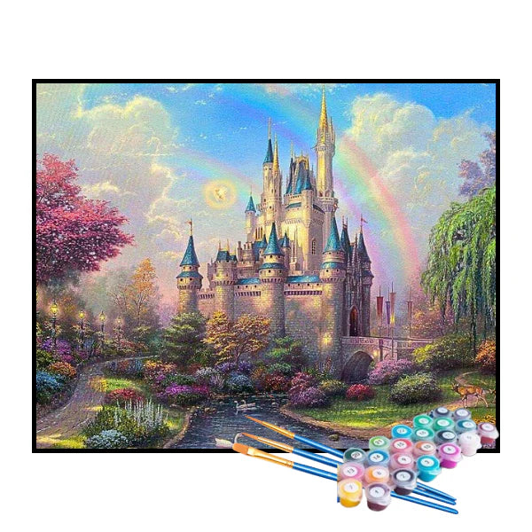 Kit de Pintura Numerada - Castelo Encantado