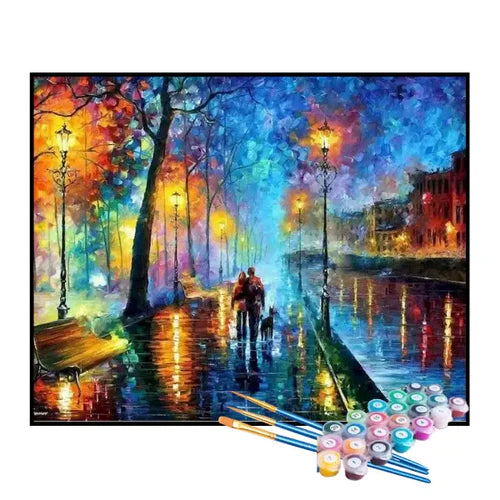 Kit de Pintura Numerada - Passeio em Amsterdã