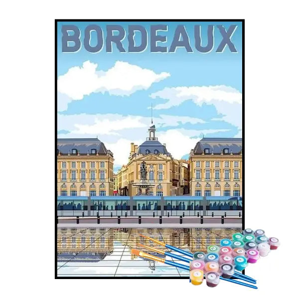 Kit de Pintura Numerada - Bordeaux, França