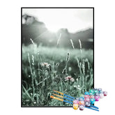 Kit de Pintura Numerada - Luz do Sol Através da Grama