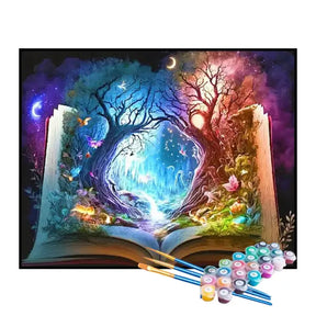 Kit de Pintura Numerada - Livro da Magia