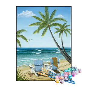 Kit de Pintura Numerada - Férias